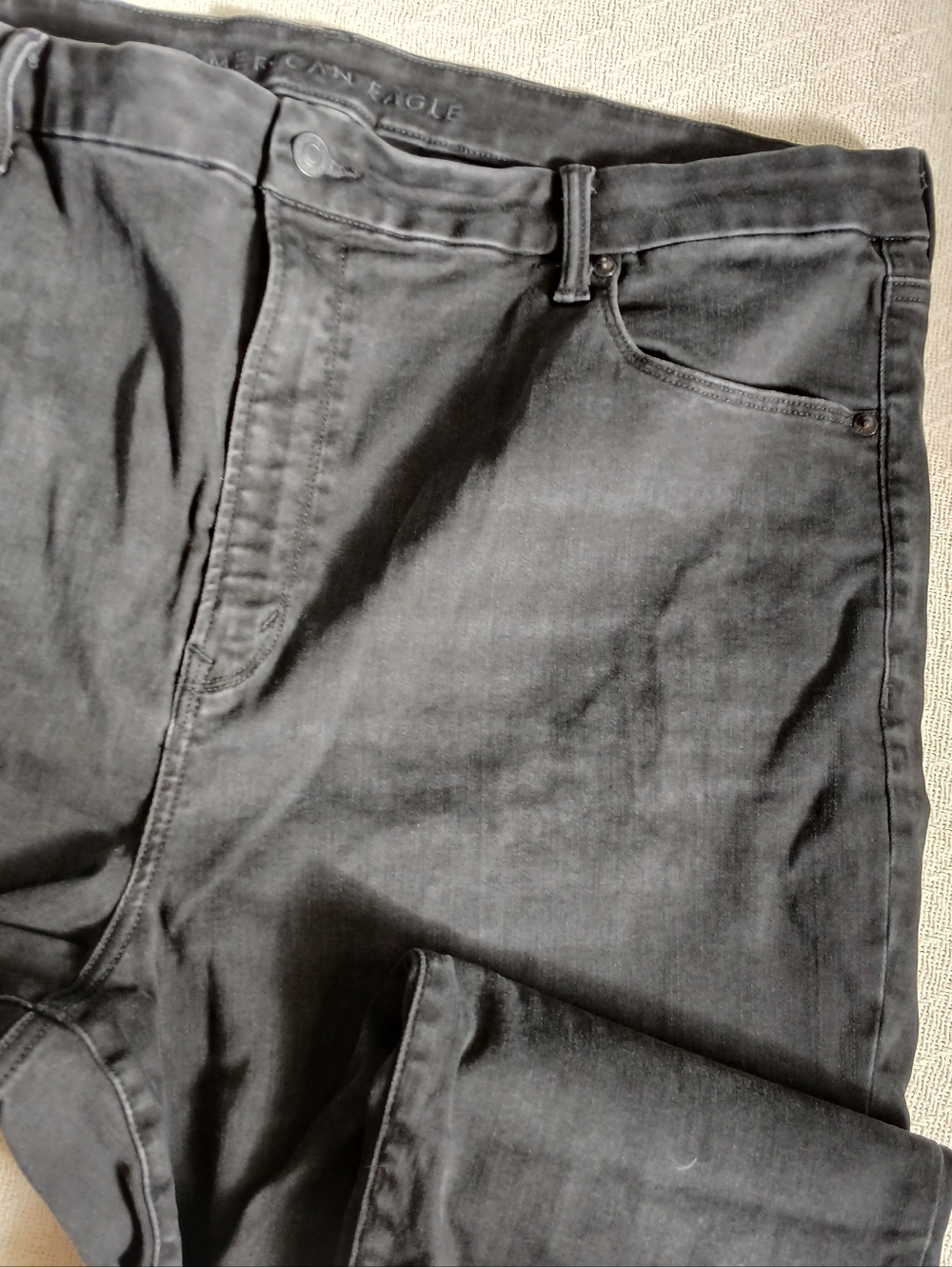 aeo ♡ bff jegging luxe stretch black xl indie sleaze whimsigoth comfort minimal - Picture 4 of 11